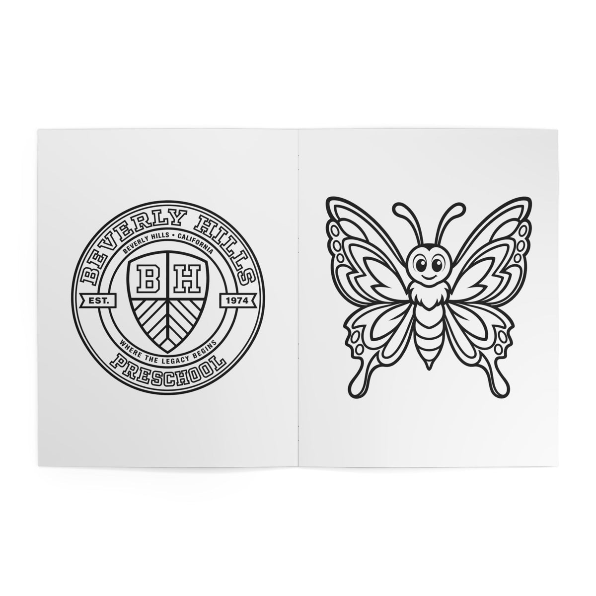 Beverly Hills Preschool Coloring Book