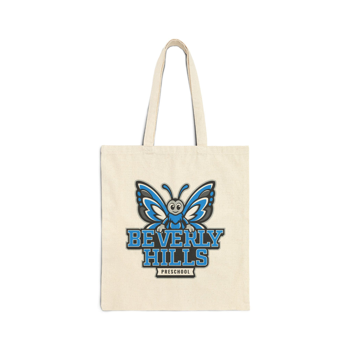 Beverly Hills Preschool Butterfly Cotton Tote Bag