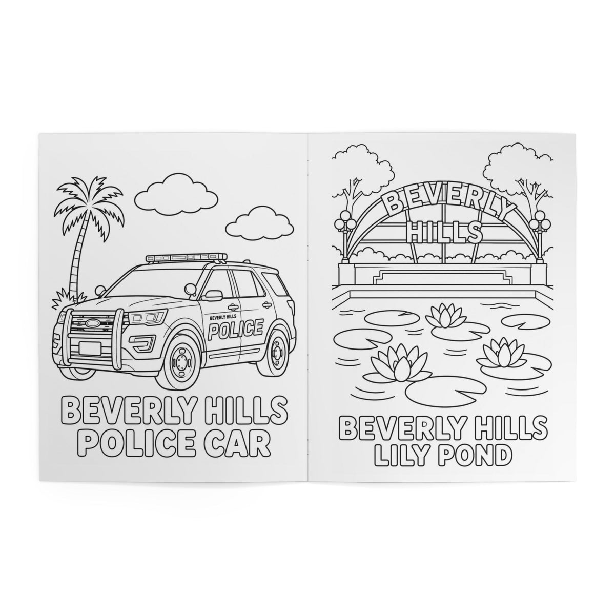 Beverly Hills Preschool Coloring Book