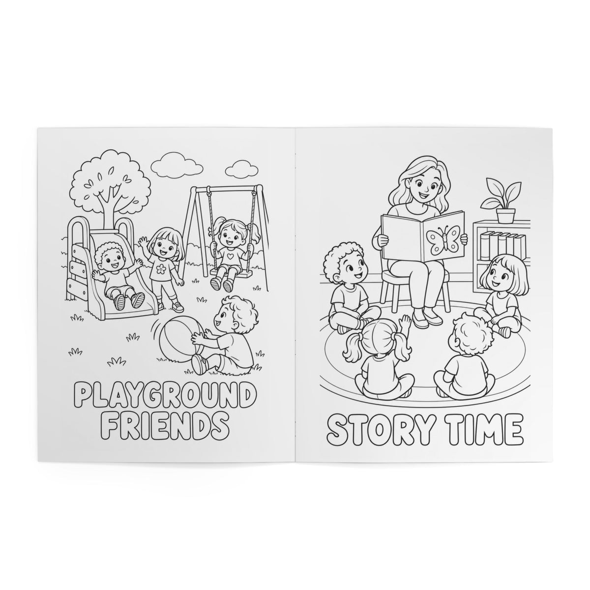 Beverly Hills Preschool Coloring Book